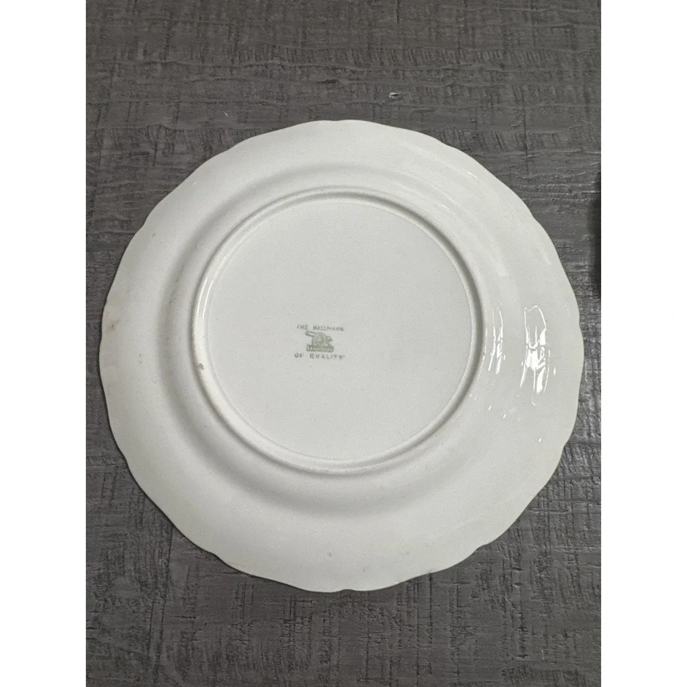 Vintage Canonsburg Floral Plates Set of 2 – 9